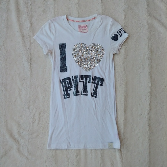 PINK Victoria's Secret Tops - University of Pittsburgh Tee